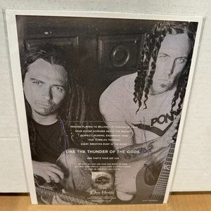 Korn - Munky & Head - Dean Markley - 2003 Vintage Print Ad